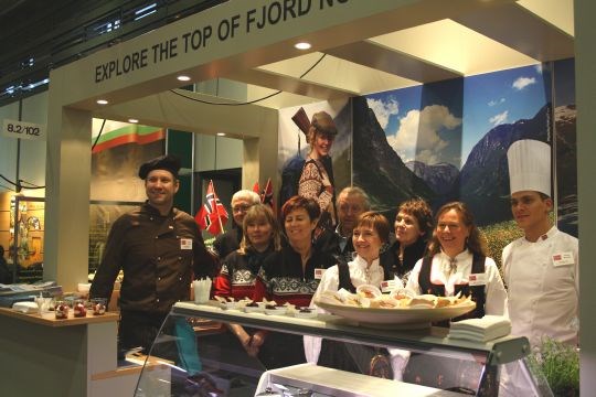 Fjord-Norge sin stand på Grüne Woche 2011