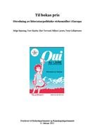 Forsiden til Utredning av litteraturpolitiske virkemidler i Europa