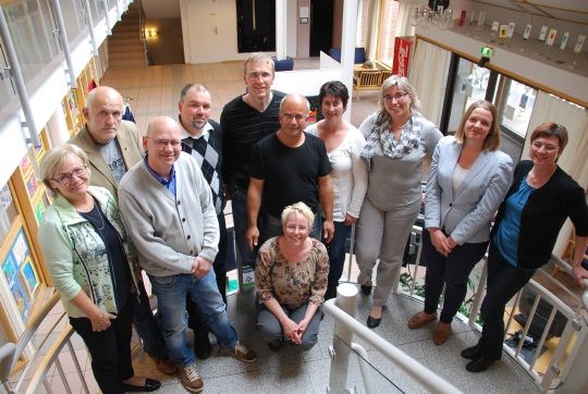 Styringsgruppa i Brønnøy kommune og representanter fra Sammen om en bedre kommune.