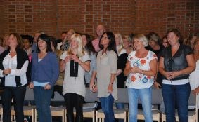 Kick-off-lansering av Saman om ein betre kommune i Tananger kirke i Sola kommune
