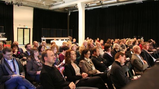 Publikum på innspillsseminaret i Vestfold 15. mars 2013