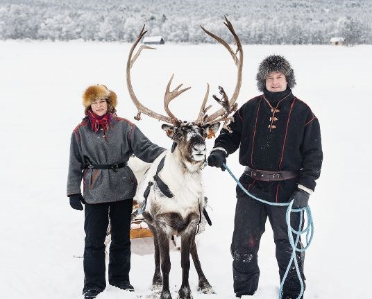 Eva Nordfjell og Magne Haug, Rørosrein, Røros i Sør-Trøndelag