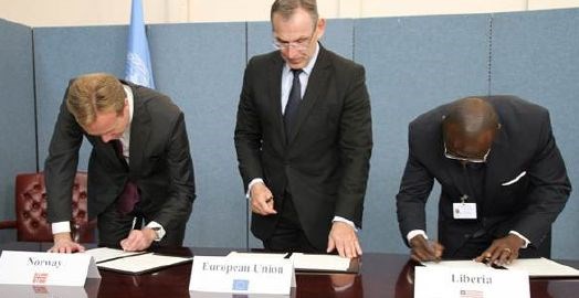 Signering av energiavtale med Liberia