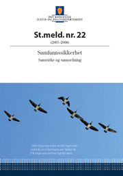 Forsiden til stortingsmeldingen. Klikk her for å lese den eller laste den ned i pdf-format.