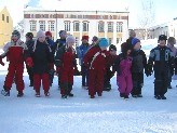 Bilde av skoleelever