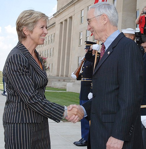 Forsvarsministeren i Pentagon