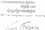 SMK, Nina Frisak, signatur