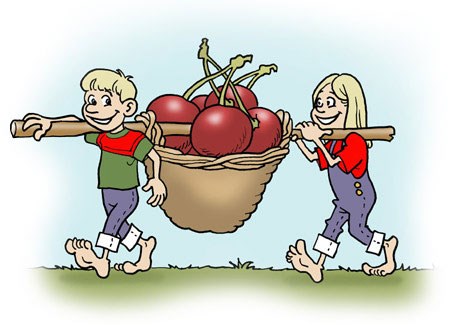 tommeliten, logo