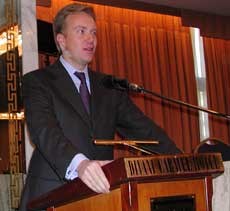 Brende på ICLEIs talerstol