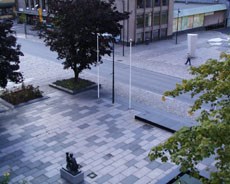 Årdal sentrum. Foto: Årdal kommune