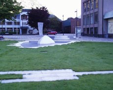 Årdal sentrum. Foto: Årdal kommune