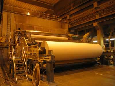Papirproduksjon ved Norsk Skog, Union.
