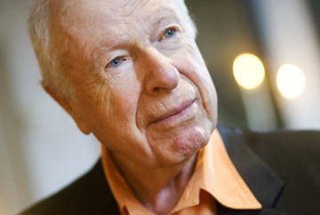 Prisvinner Peter Brook. Foto: Kultur- og kirkedepartementet/Kyrre Lien, Scanpix