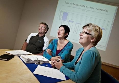 Rolf Wensbakk, HINT, Anne Irene Myhr fra Fylkesmannen i Nord-Trøndelag og Marit Haugen fra Nord-Trøndelag Bondelag. Foto: Marius Langfjord, Trønder-Avisa