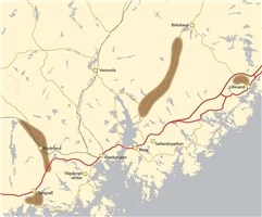 Regionens viktigste jordbruksområder kilde utkast til Regional plan for Kristiansandsregionen