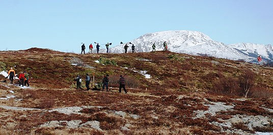 Fra kurs i skjøtsel av lynghei, Skeisnesset