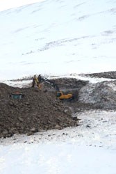 From the start of the construction work, April 2007. Photo: The Directorate of Public Construction and Property
