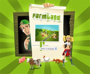 Dyr: Nettspillet Farmland