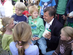 landbruks- og matminister Terje riis-Johansen på besøk i Valdres