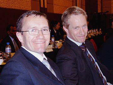 Espen Barth Eide and Halvor Sætre