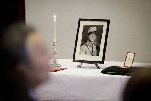 Kaptein Eiliv Austlid fikk krigskorset med sverd post mortem.