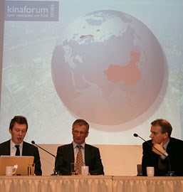Andre innledere på møtet var James Kynge, redaktør for forskningstjenesten China Confidential under Financial Times, og Andrew Small fra German Marshall Fund of the United States. Foto: B.Svenungsen, UD