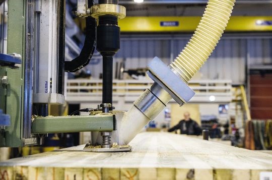 Utfresing av hull til bolter 